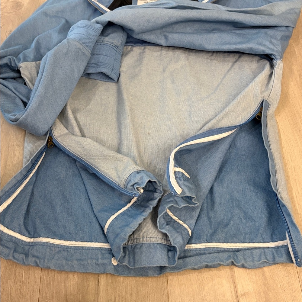 Zara Light Blue Denim Jacket - Picture 4 of 9